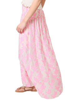 Traffic People Aurora Wisdom & Pearls Skirt, Cream/Pink - view 2, Cream/Pink