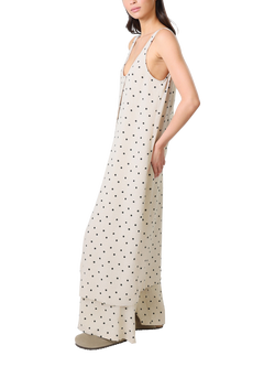 Traffic People Spanish Harlem Longline Top, Cream/Black - view 2, Cream/Black