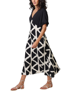 Traffic People Evie Broken Promises Dress, Black And White - view 2, Black And White