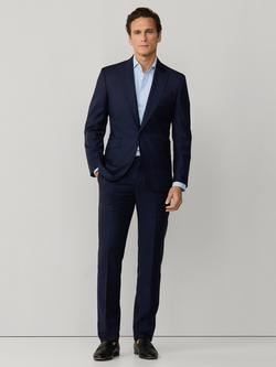 Hackett London Pure Wool Twill Suit, Navy, Navy