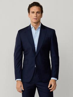 Hackett London Pure Wool Twill Suit, Navy - view 2, Navy