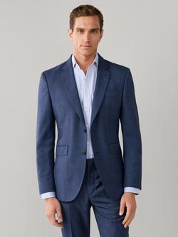 Hackett London Prince of Wales Check Suit, Blue, Blue