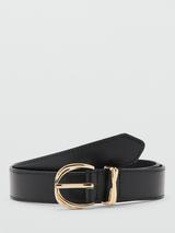 Mulberry Unisex Leather Belt, Black display picture 1