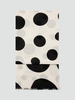 Mango Polka Dot Wrap Scarf, Raw, Raw