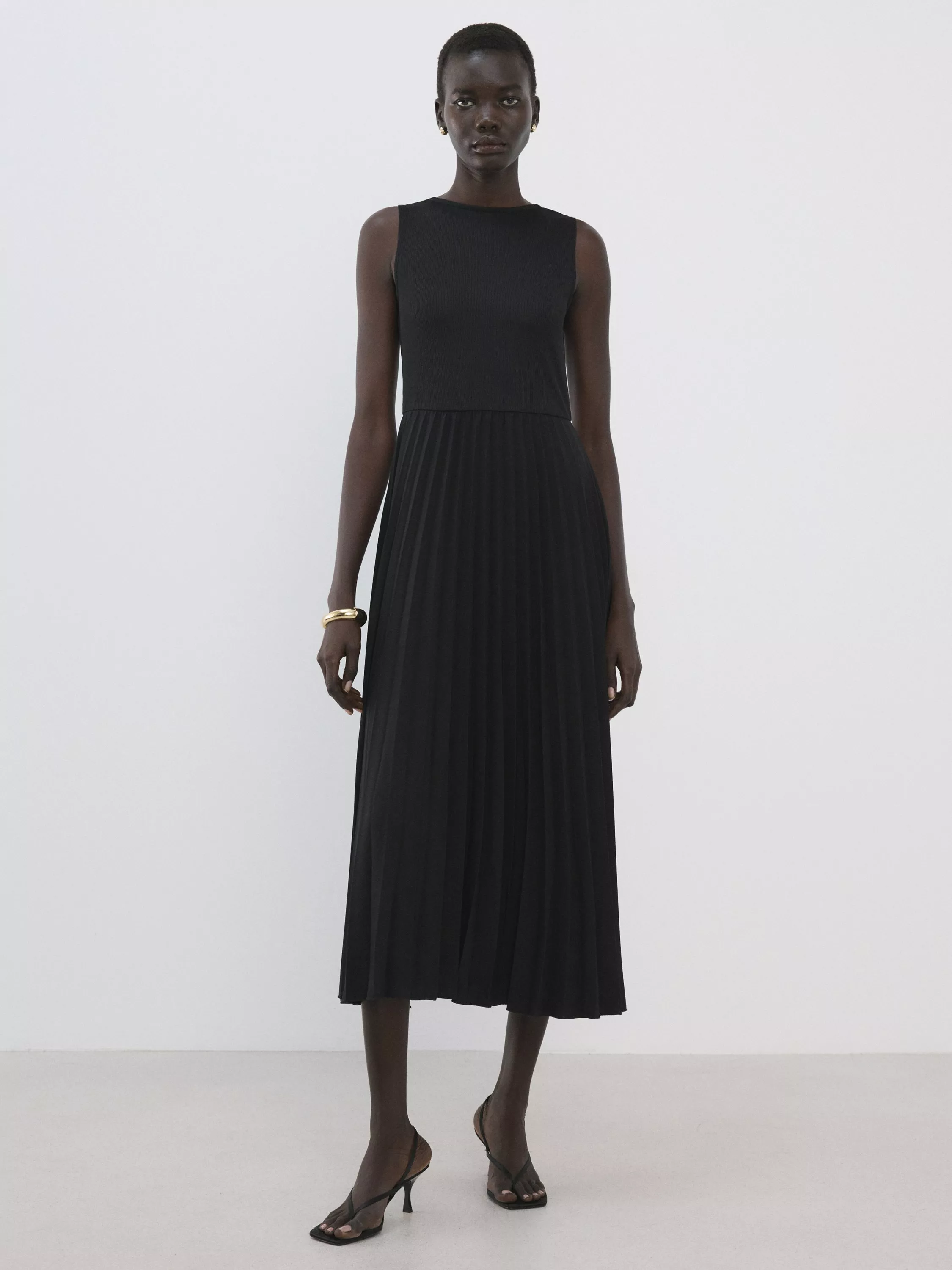 Shop Mango Pleated Dresses | John Lewis & Partners