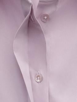 Mango Sculpted Tailored Shirt, Lilac - view 2, Lilac