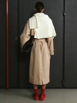 Mango Double Breasted Belted Trench Coat, Beige - view 2, Beige