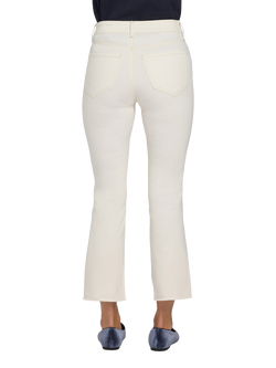 NYDJ Billie Mini Bootcut Ankle Jeans, Vintage White - view 2, Vintage White