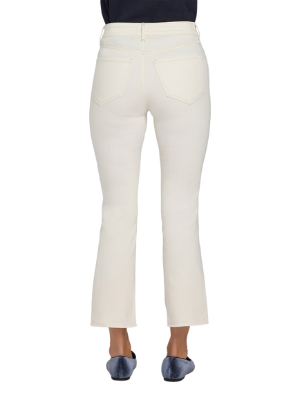 NYDJ Billie Mini Bootcut Ankle Jeans, Vintage White - view 2, Vintage White