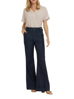 NYDJ Mia High Rise Palazzo Jeans, Rinse, Rinse