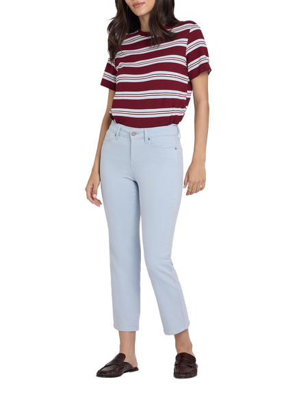 NYDJ Marilyn Straight Ankle Jeans, Blue Clover