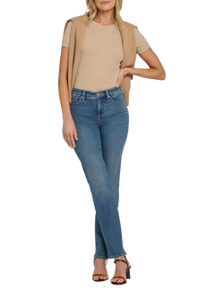 NYDJ No Gapper™ Marilyn Straight Jeans, Breezy Palms