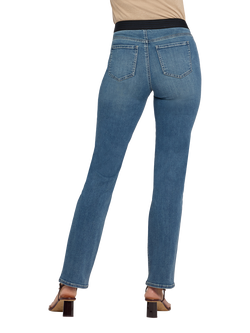 NYDJ No Gapper™ Marilyn Straight Jeans - view 2, Breezy Palms