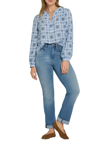 NYDJ Marilyn Sure Stretch® Straight Jeans, Port Sea, Port Sea