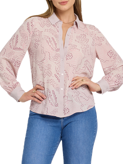 NYDJ Taylor Blouse, Rock Flower, Rock Flower