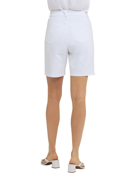 NYDJ Erin High Rise Shorts, Optic White - view 2, Optic White
