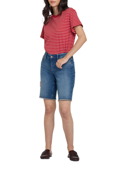 NYDJ Boyfriend Denim Shorts in Re-New™ Denim, Breezy Palms