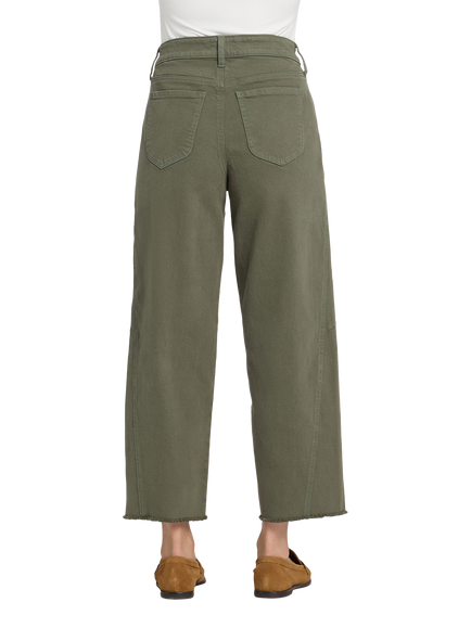 NYDJ Alyssa Relaxed Cropped Jeans, Desert Green - view 2, Desert Green