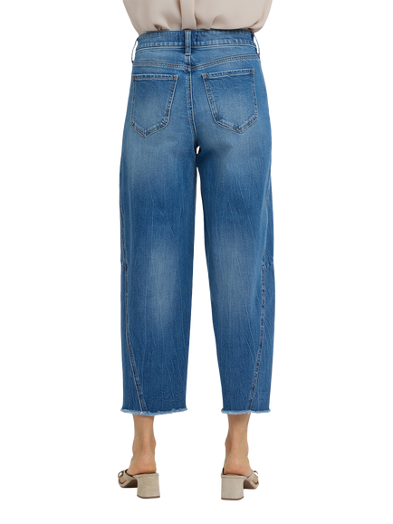 NYDJ Alyssa Relaxed Cropped Jeans - view 2, Pacifica