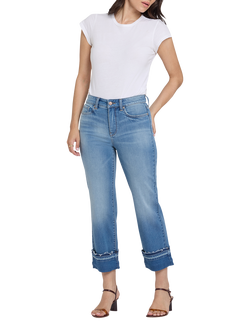 NYDJ Bailey Relaxed Straight Ankle Jeans, Port Sea, Port Sea