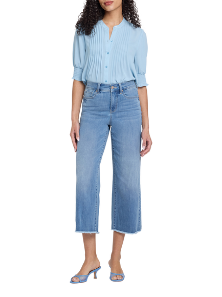 NYDJ Coco Relaxed Wide Leg Crop Jeans, Vista Lake