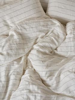 Bedfolk 100% Linen Bedding - view 2, White
