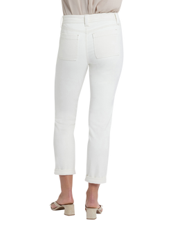 NYDJ Margot Girlfriend Jeans - view 2, Vintage White