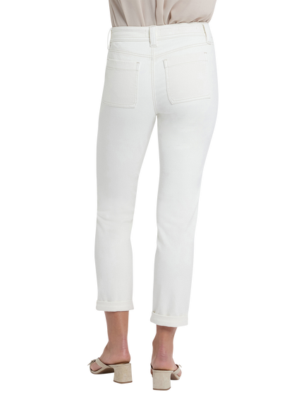 NYDJ Margot Girlfriend Jeans - view 2, Vintage White