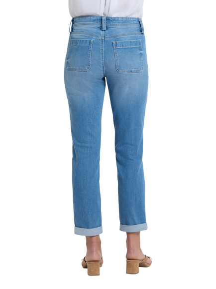 NYDJ Margot Girlfriend Jeans - view 2, Vista Lake