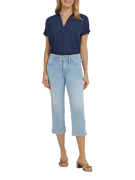 NYDJ Marilyn Straight Crop Jeans in Re-New™ Denim, Keys View
