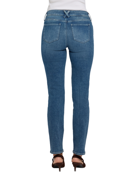 NYDJ Sheri Slim Straight Jeans in Re-New™ Denim - view 2, Breezy Palms