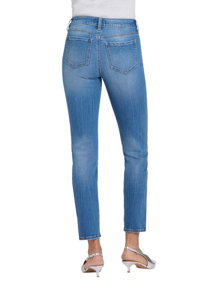 NYDJ Sheri Slim Straight Ankle Jeans - view 2, Pacifica