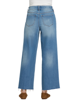 NYDJ Teresa Wide Leg Ankle Jeans, Port Sea - view 2, Port Sea