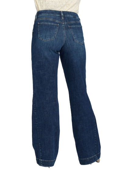 NYDJ Teresa Godet Wide Leg Jeans, Sunset Villa - view 2, Sunset Villa