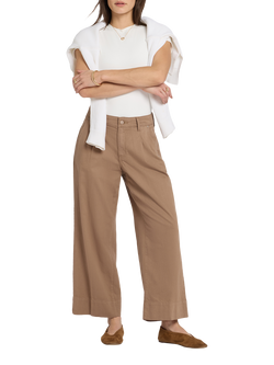 NYDJ Teresa Wide Leg Ankle Jeans, Toasted Coconut