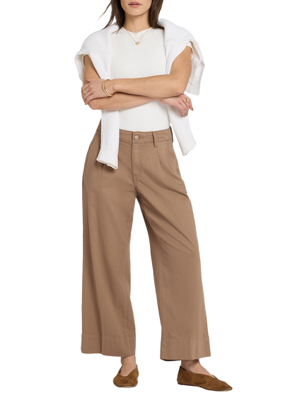 NYDJ Teresa Wide Leg Ankle Jeans, Toasted Coconut