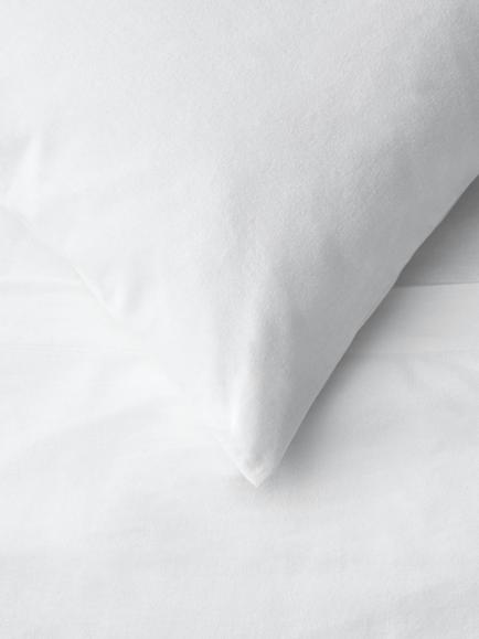 John Lewis Warm & Cosy Brushed Cotton Duvet Cover Set - view 2, White