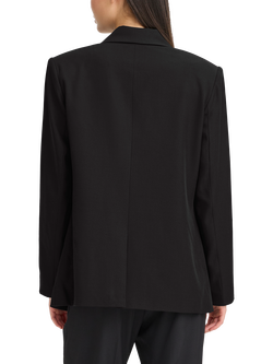 ICHI Fava Single Button Blazer - view 2, Black