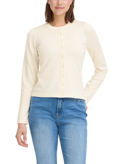 ICHI Luls Crew Neck Cardigan, Birch, Birch