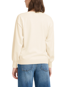 ICHI Luls Boat Neck Jumper, Birch - view 2, Birch