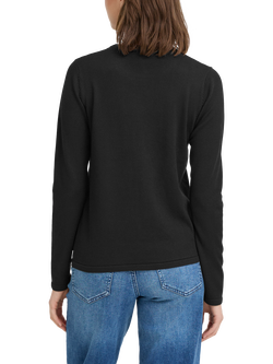 ICHI Luls Round Neck Jumper - view 2, Black