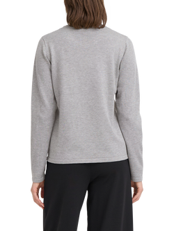 ICHI Luls Round Neck Jumper - view 2, Light Grey