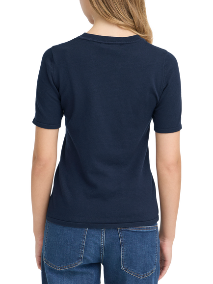 ICHI Luls Short Sleeve Jumper, Total Eclipse - view 2, Total Eclipse