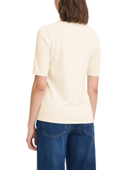ICHI Luls Short Sleeve Jumper, Birch - view 2, Birch