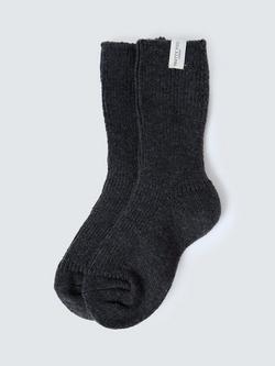 Pretty You London Textured Bed Socks, Charcoal, Charcoal