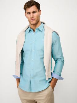 Crew Clothing Cotton Slim Fit Oxford Shirt, Bright Blue, Bright Blue