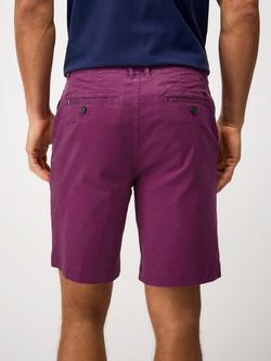 Crew Clothing Cotton Rich Bermuda Chino Shorts - view 2, Plum