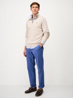 Crew Clothing Straight Fit Chino Trousers, Bright Blue