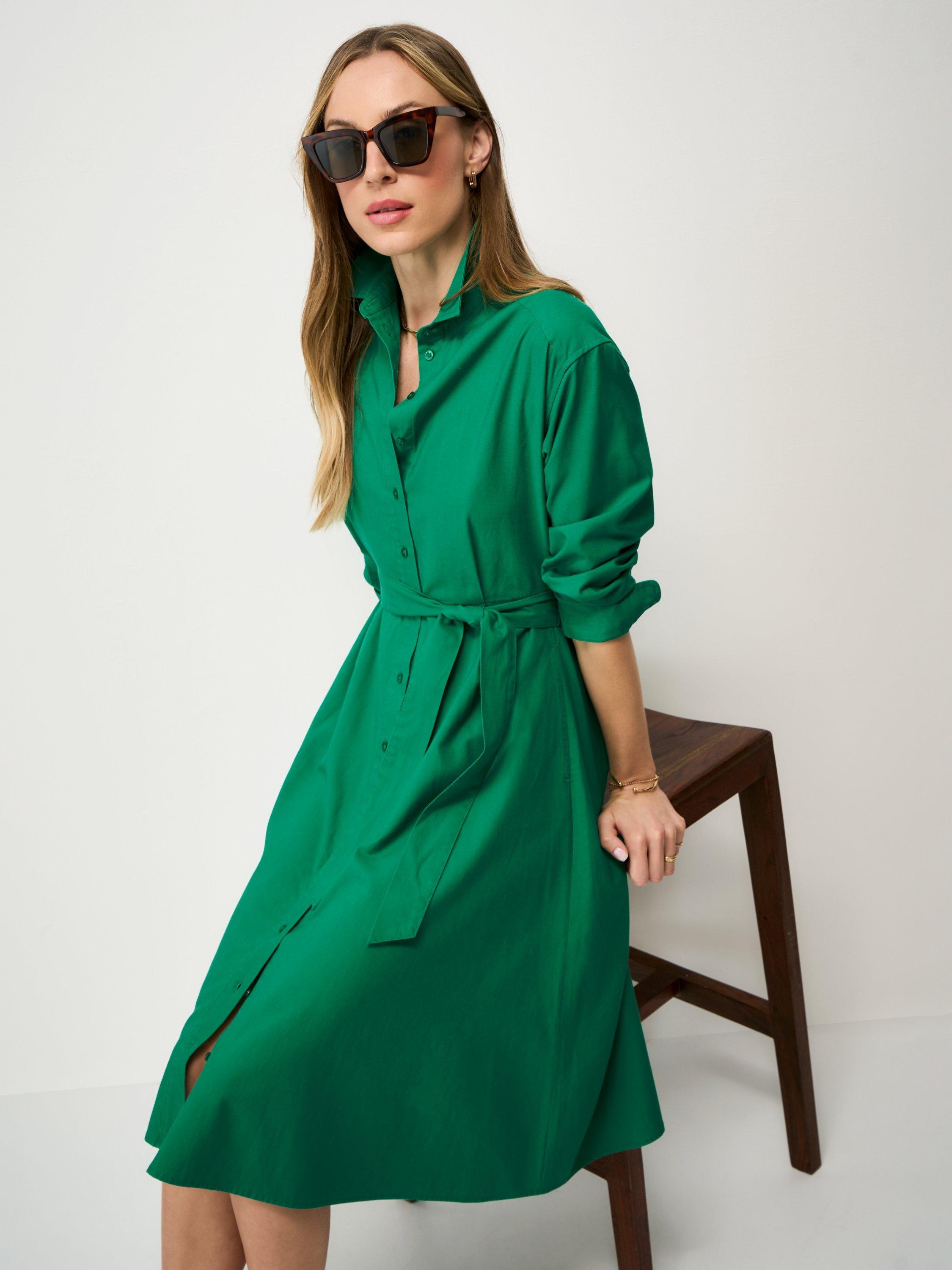 crew-clothing-ellie-belted-shirt-dress-emerald-green