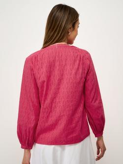 Crew Clothing Bernice Floral Shirt, Hot Pink - view 2, Hot Pink